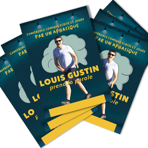 Affiche spectacle Louis Gustin